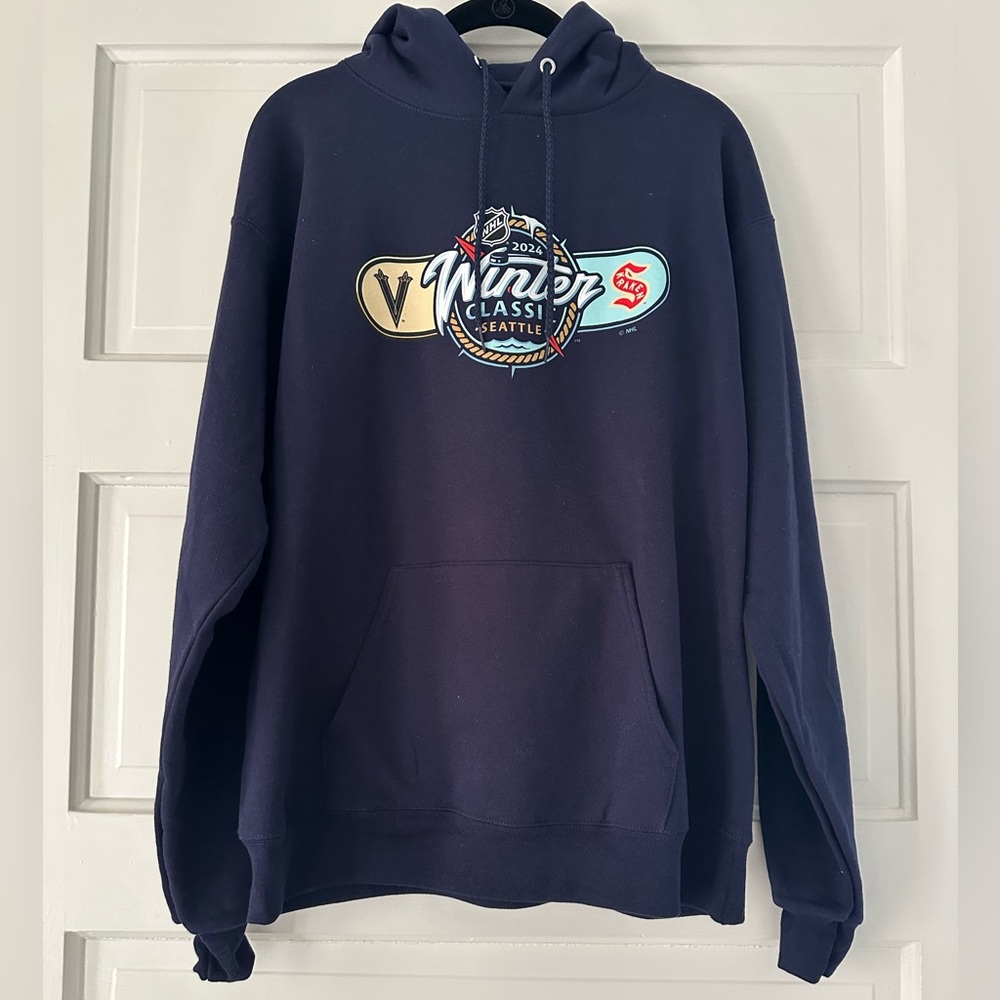 NWT NHL Winter Classic 2024 Seattle Kraken vs Vegas Golden Knights hoodie.